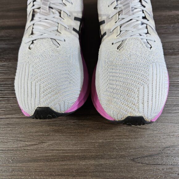 Asics Novablast FF Blast Gray Purple Running Shoes 1012B006 - Women's Size 11 - Picture 4 of 16